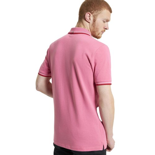 Ben Sherman Mens Signature Pique Polo Shirt - Calypso Coral
