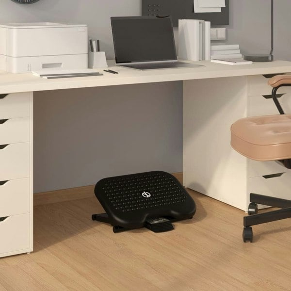Berkfield Footrest Black 46x34.5x11 cm