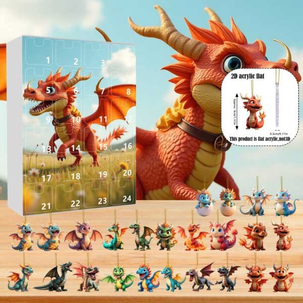 Leaper Dragon Baby Pendant Christmas Advent Calendar