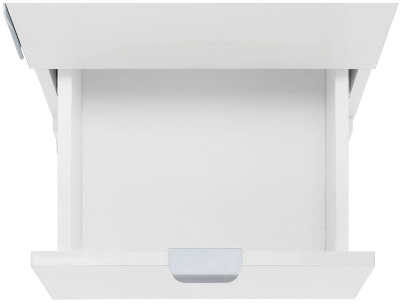 Dorel Home Atlas High Cabinet 1+1Door 1Drawer - White