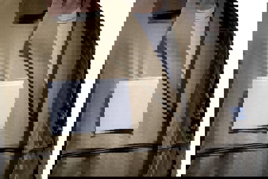 Durable COMBI CLIP Clip & Pin Name Badge Holders + Inserts | 50 Pack | 54 x 90mm