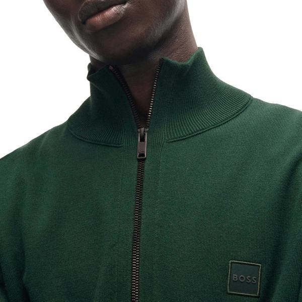 Boss Kanobix S Quarter Zip Knitted Sweater