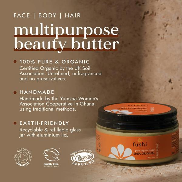 Fushi Wellbeing Organic Shea Butter 200g