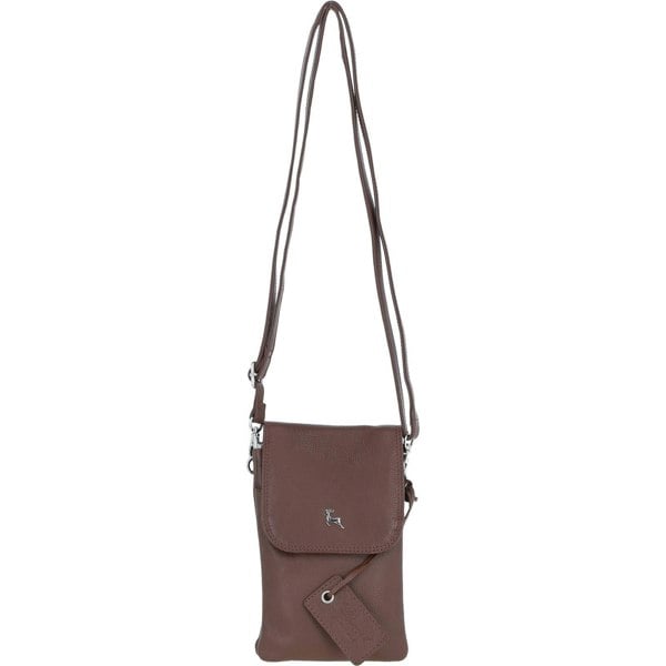 'York' Real Leather Smartphone Crossbody Bag: york