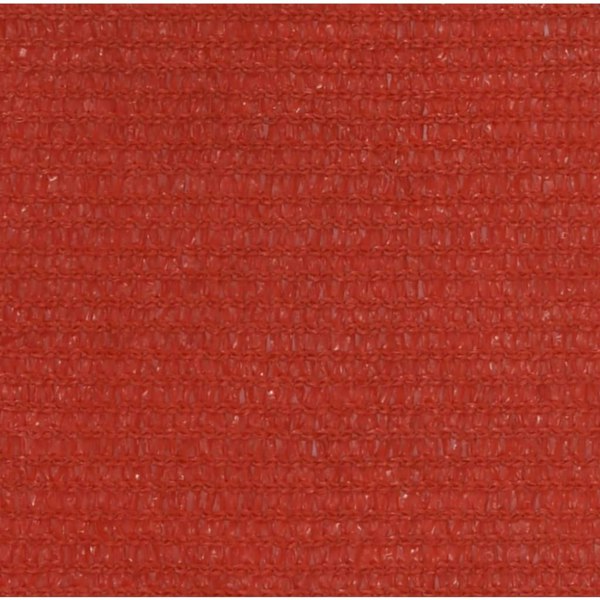 Berkfield Sunshade Sail 160 g/m�__ Red 3.6x3.6 m HDPE