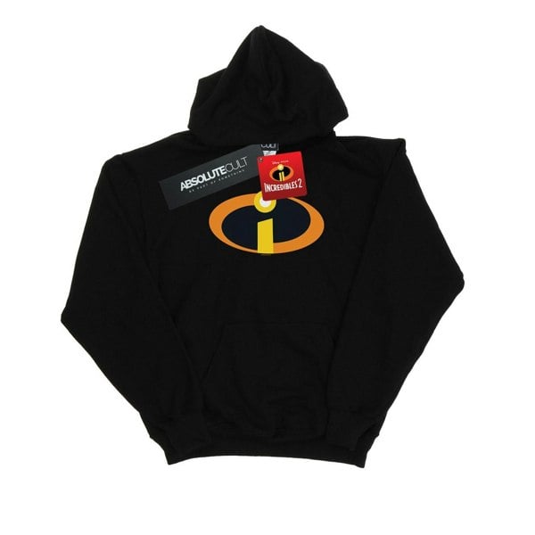 Disney Mens The Incredibles Costume Logo Hoodie - Black