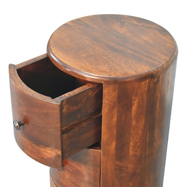 Artisan Furniture Chestnut Drum Chest