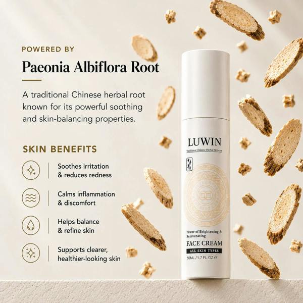 LUWIN Skincare Power of Brightening & Rejuvenating Face Cream – Hyperpigmentation Cream for Dark Spots | LUWIN