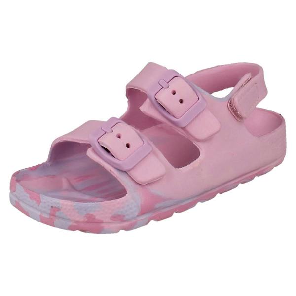 Spot On Girls Spot On Double Buckle Slingback Sandals H0378