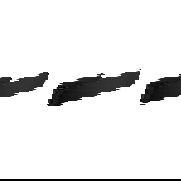 Black stainelss steel towel rail