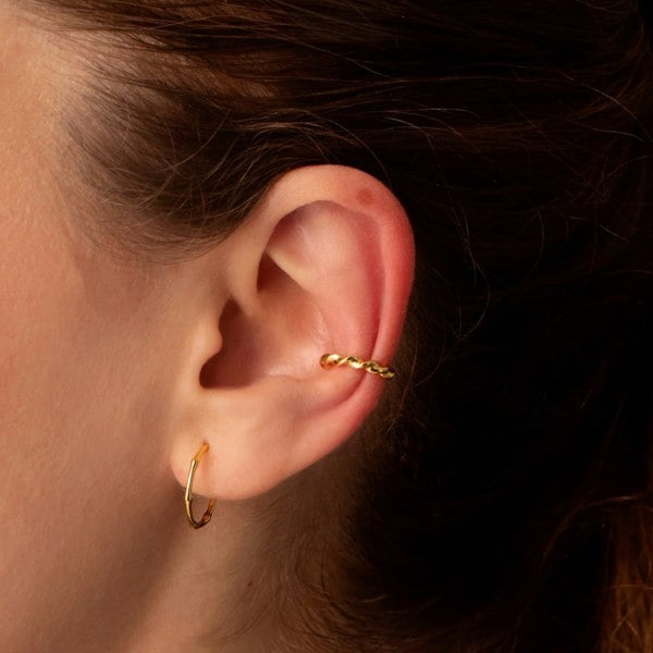 Gold Trip Twisted Ear Cuff