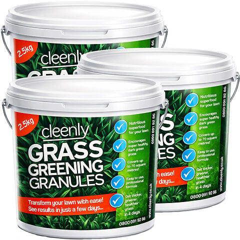 ProKleen Cleenly Grass Greening Granules Lawn Fertiliser - Superfood to Make Grass Greener, Stronger & Healthier 7.5kg