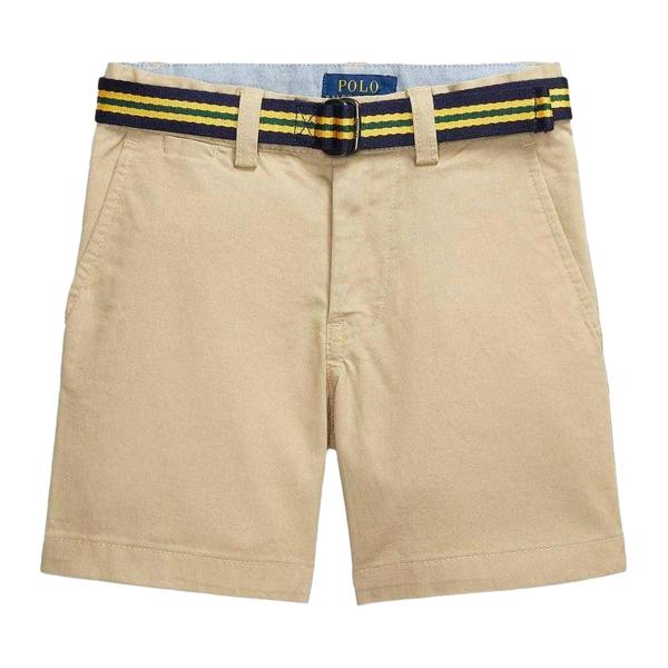 Ralph Lauren Boys Flex Abrasion Chino Shorts - Khaki - 