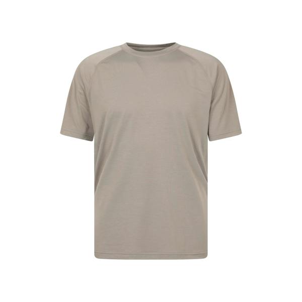 Mountain Warehouse Mens Quick Dry T-Shirt - Dark Beige - 