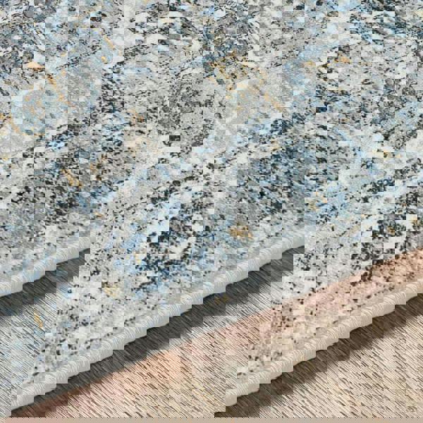 Livabliss Jolie-Vintage Grey Beige Blue Brown Traditional Boho Rug