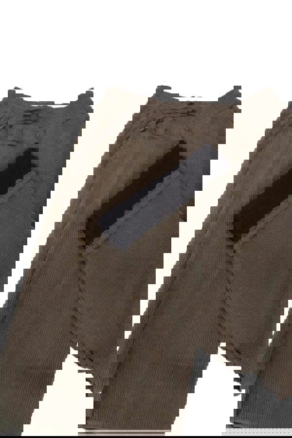 Paulo Due Womens Elastic Waist Corduroy Trousers