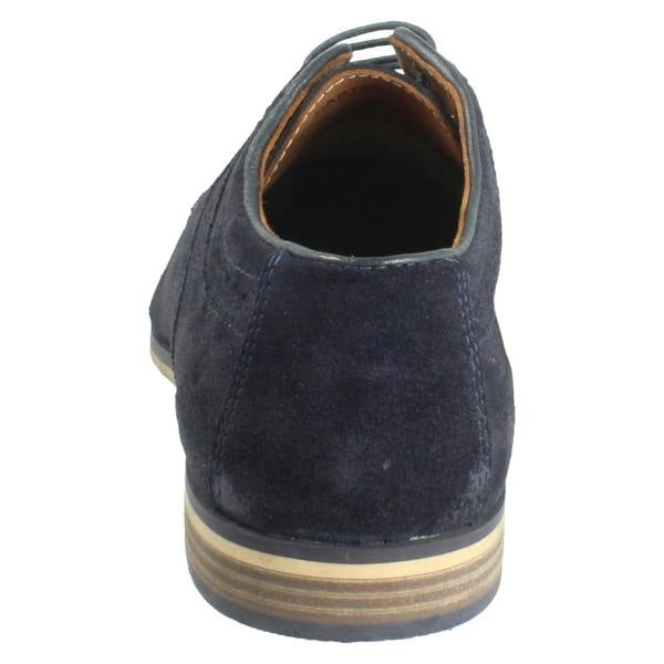 Front Mens Front Suede Leather Lace Up Smart Shoes Carter FR740