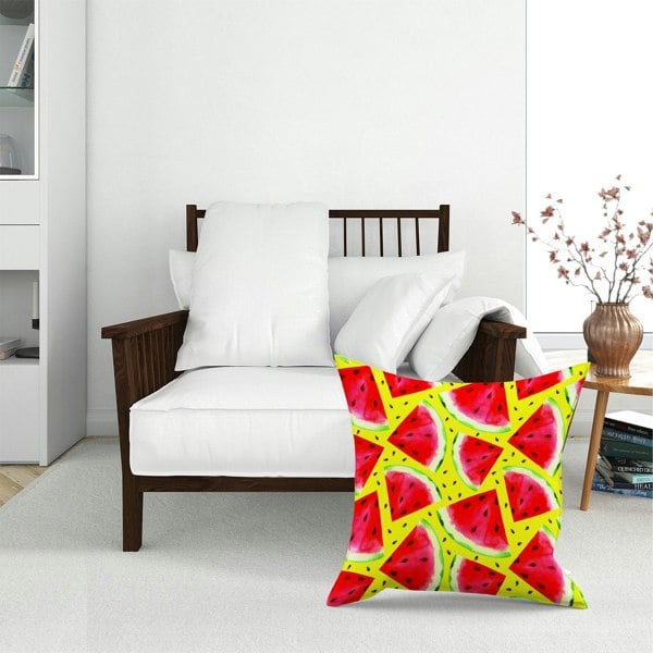 Warren Reed Watermelon Pattern Floor Cushion