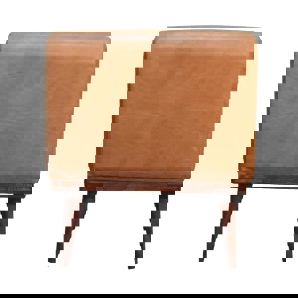 Artisan Furniture Tan Buffalo Backrest Footstool