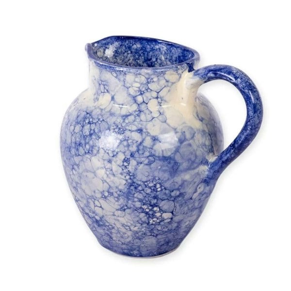 Burbujas - Large Ceramic Blue Jug (1)
