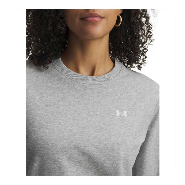 Under Armour Womens/Ladies Terry Towel Sweatshirt - Frost Gray - 