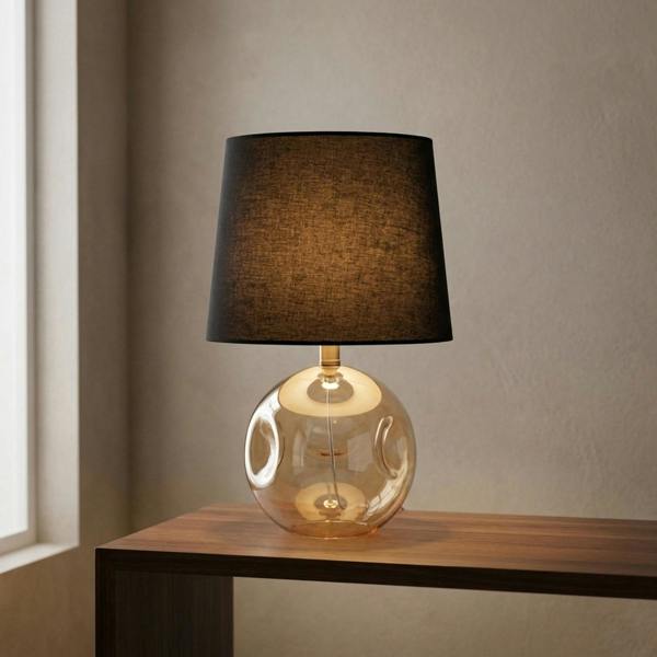 Garden Greatness Contemporary Organic Glass Table Lamp
