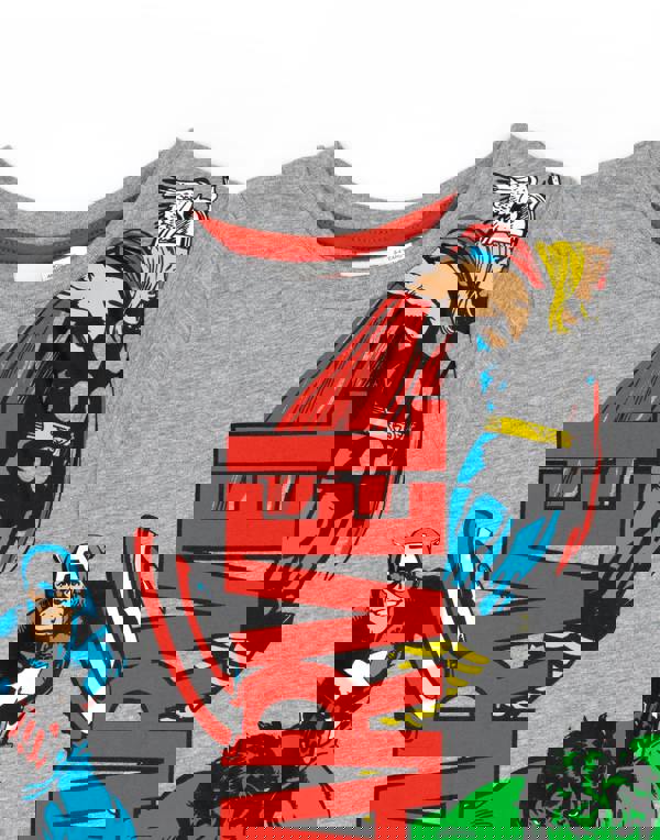 Disney Marvel Boys Black Avengers Hulk, Captain America, Thor Short Sleeve Short Leg Pyjama Set