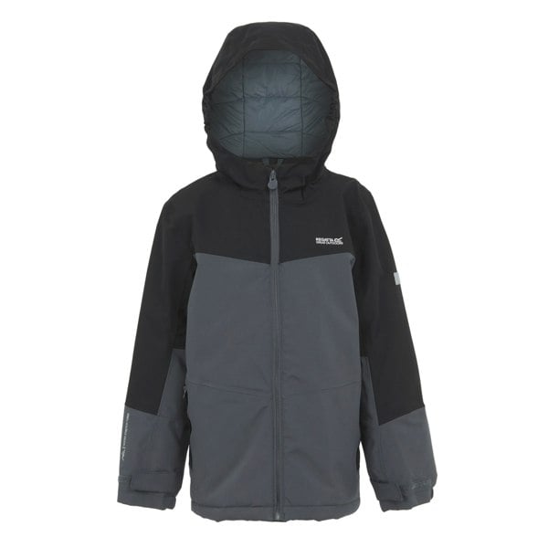 Regatta Childrens/Kids Highton V Padded Jacket - Seal Grey/Black