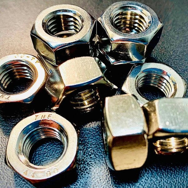 Fixaball Full Hexagon Nuts Metric A4 316 Stainless Steel DIN934