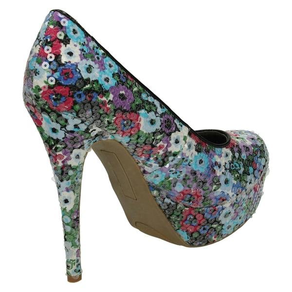 Spot On Ladies Spot On Platform Stilletto Shoe