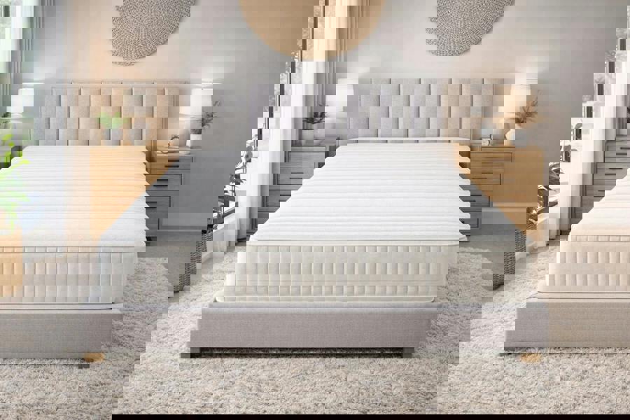 Nexus Mattress Essential Rome Memory Foam Open Coil Sprung Mattress - 7 INCH