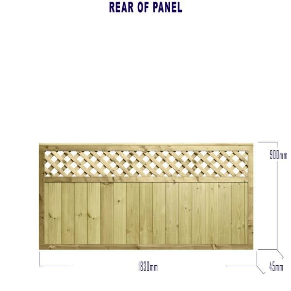 [amazon variation] urban panel pd fence panel [6ft x 1ft, 2ft, 3ft] 7