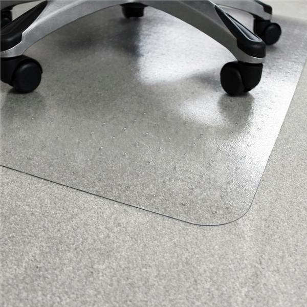 Marvelux Enhanced Polymer Chair Mat for Standard Pile Carpets (up to 12mm) - Clear Rectangular Office Carpet Protector - Multiple Sizes