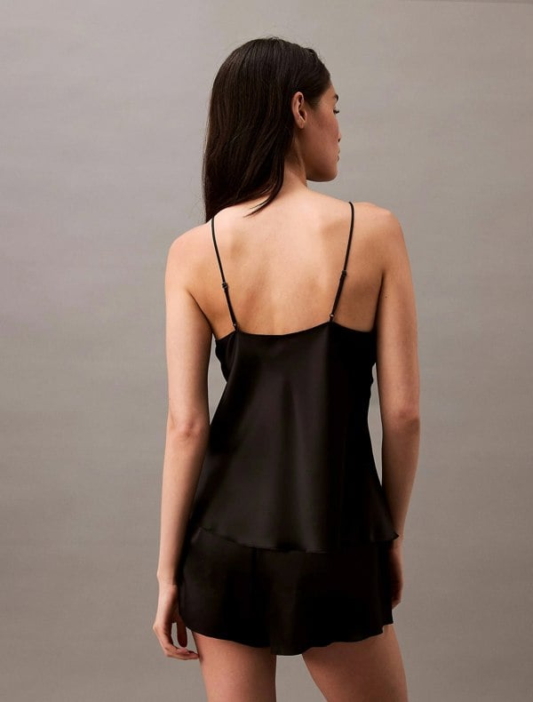 Calvin Klein CK INSTINCT Womens Cami Pyjama Top Black