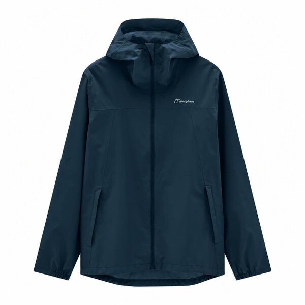 Berghaus Mens Deluge Pro 3.0 Rain Jacket Waterproof Coat Navy