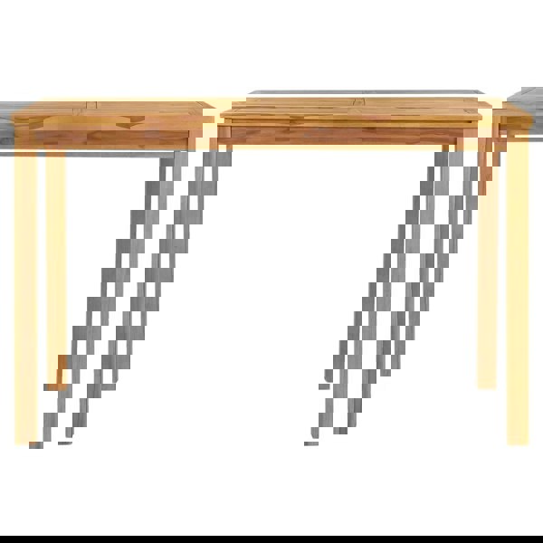 Berkfield Garden Dining Table 120x70x77 cm Solid Teak Wood