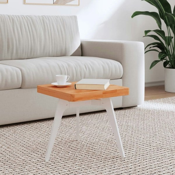 Berkfield Table Top 40x40x4 cm Square Solid Wood Beech