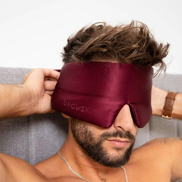 Drowsy Sleep Co Silk Sleep Mask - La Vie En Rouge