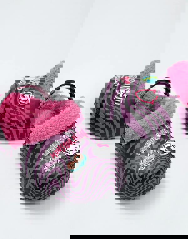 Monster High Girls Pink Heart Badges Clogs