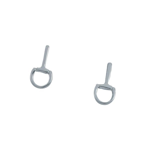 Mini Sterling Silver Snaffle Studs - Reeves & Reeves