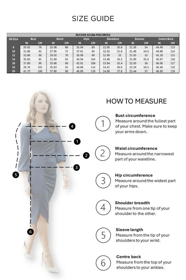 HotSquash Ruched Scuba Midi Dress