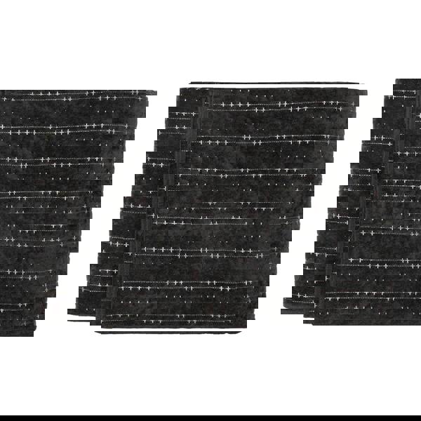 Paoletti Henley Pin-cord Bedspread - Black