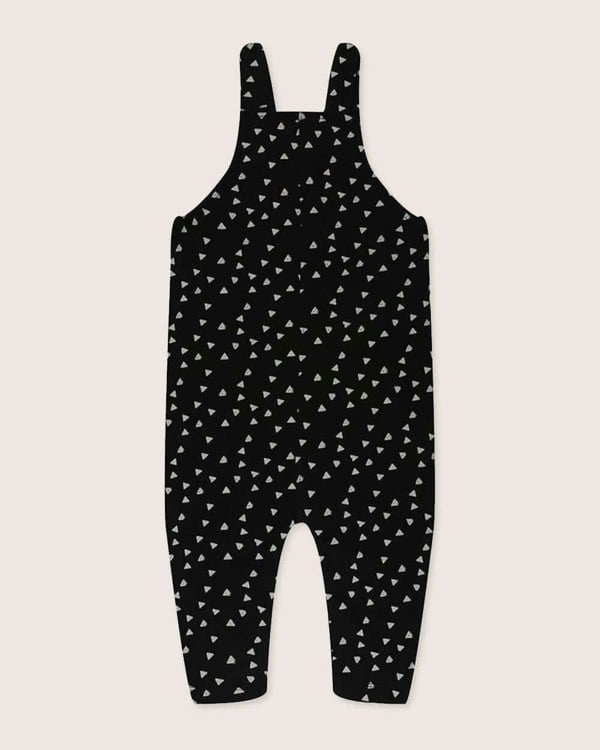 organic cotton Black Triangle Print Dungarees - image 5