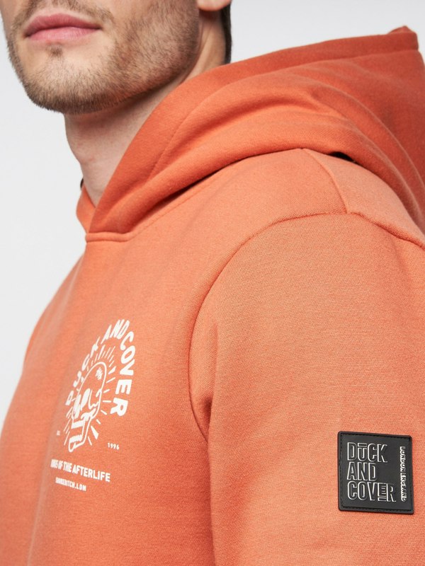 Duck and Cover Lennmore Hoodie - Coral