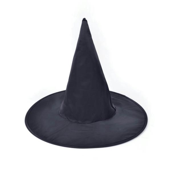 Bristol Novelty Unisex Adults Plain Witch/Wizard Hat - Black - 