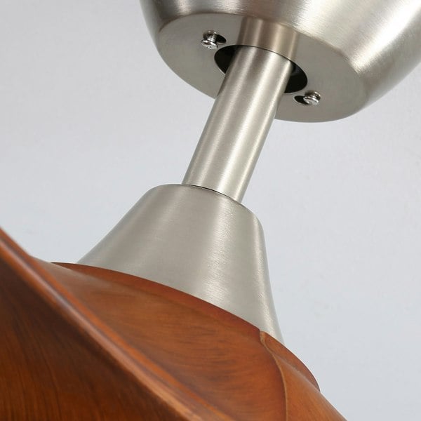 52inch Reversible Ceiling Fan W/Light Remote Control 3/5 Blades 5 Speed Timer Ceiling Light Living and Home