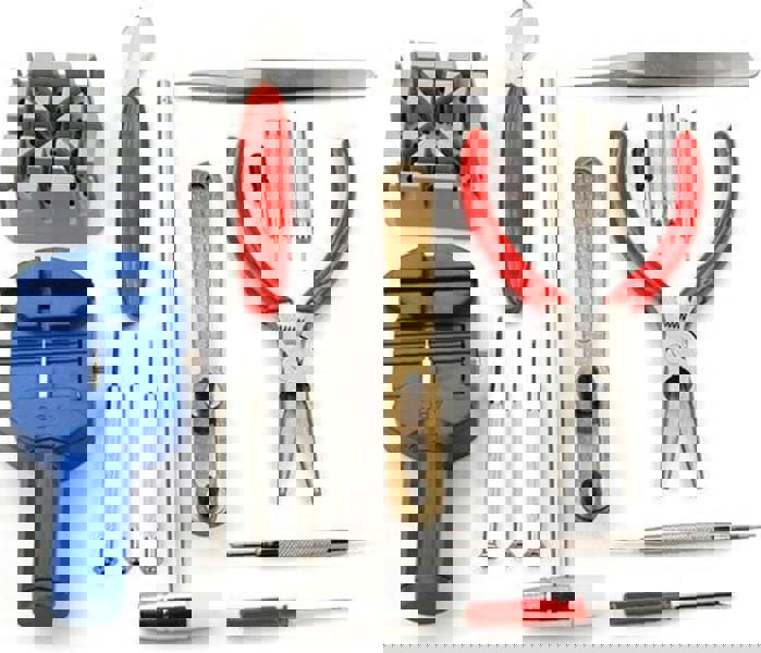 KAV Watch Band Strap Link Pin Remover Adjustable Repair Tool Kit with 16 Pcs Head Hammer Set for Wrist Strap Adjustment and Watch Removal Repair