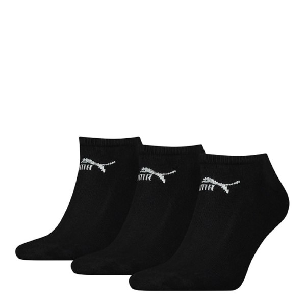 Puma Unisex Adult Trainer Socks (Pack of 3) - Black