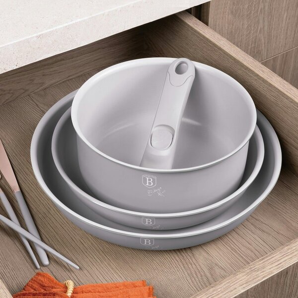 Berlinger Haus 9 pcs cookware set Berlinger Haus BH8255 Taupe