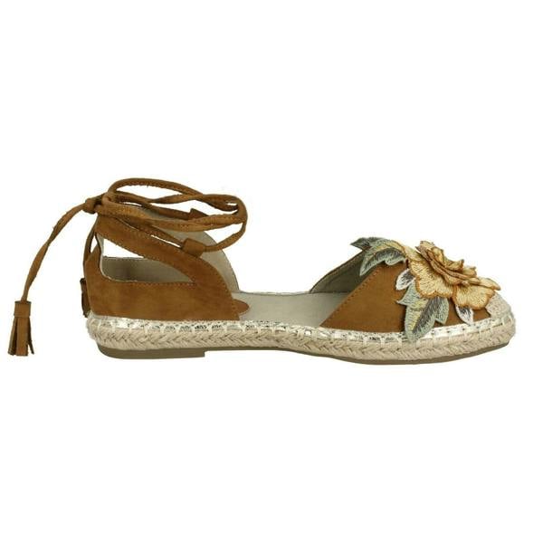 Spot On Ladies Spot On Ankle Tie Up Espadrilles F2263